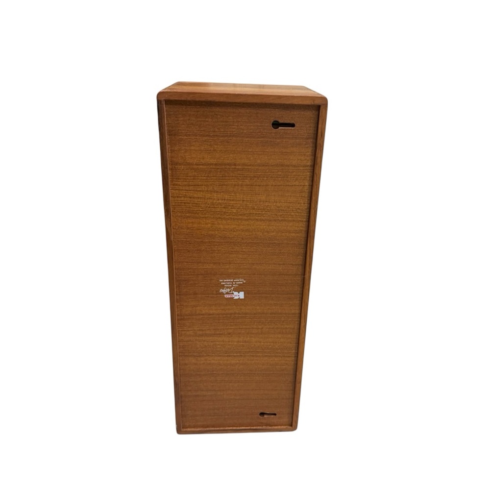 Vintage Kalmar Designs 30 Slot CD Holder Teak Wood MCM Storage Eject Buttons - Picture 3 of 5
